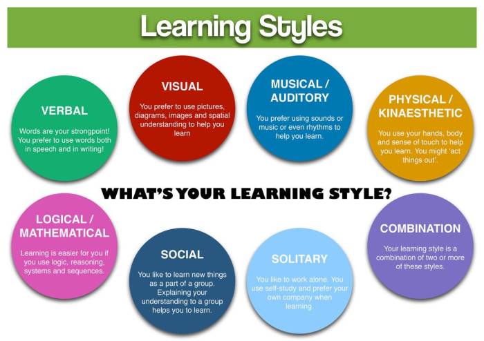 4 Types of Learning Styles